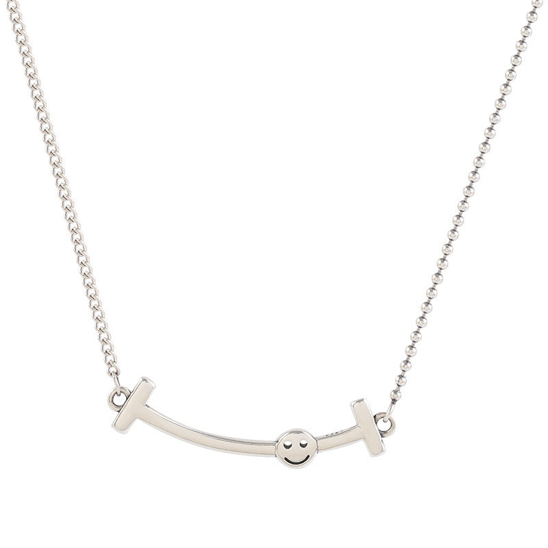 Wholesale 925 sterling silver necklace elephant hip hop lucky bean retro sweater clavicle chain